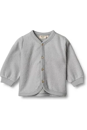 WHEAT Strickjacke Jacke aus gefilzter Merinowolle Baby Kleinkind Größen Unisex Jungen und Mädchen 80% Merino Wool,20% Bio-Baumwolle Schnelltrocknend; Atmungsaktiv Öko Tex Standard