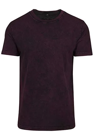 Build Your Brand Mens Acid Washed Tee T-Shirt, , S