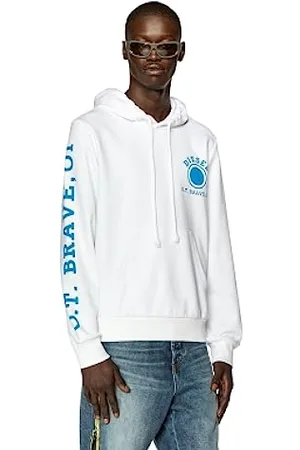 Diesel _S-GINN-HOOD-K21 FELP_Sweatshirt_Weiß_XXS