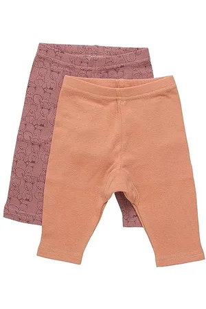 Pippi Unisex Baby Leggings W.AOP (2-Pack) Pants, , 104 EU