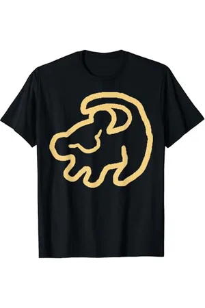 Disney The Lion King Simba Outline Left Chest T-Shirt