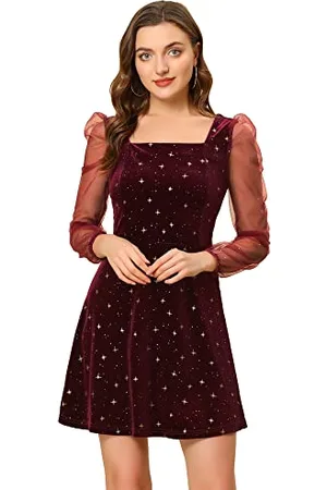 Allegra K Sexy trägerloses Partykleid für Damen, Herzausschnitt, schulterfrei, ärmellos, Minikleid, , Klein