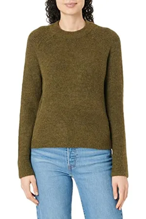 Pieces® Damen Pcellen Ls O-Neck Knit Noos Bc, , S
