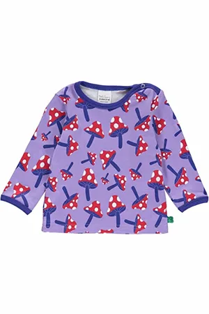 Green Cotton Baby - Mädchen Mushroom L/S Baby T Shirt, , 92 EU