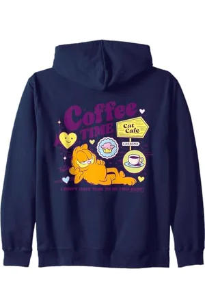Garfield Coffee Time Katze Kapuzenjacke