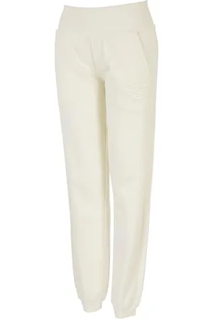 Emporio Armani Damen Fuzzy Fleece Pants with Cuffs Jogginghose, , XS