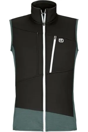 ORTOVOX FLEECE GRID Vest, Herren, dark arctic grey, M
