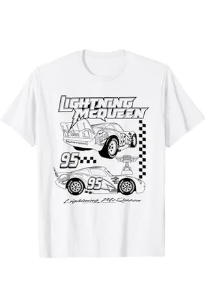Cars Lightning McQueen Piston Cup Line T-Shirt