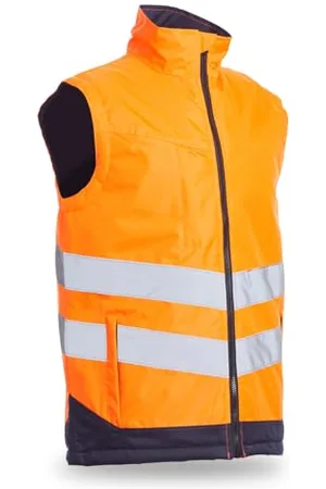 Blackrock Warnschutz-Weste, gepolstert, für Herren und Damen, Uni, Fleece, Gillette, Arbeitskleidung, warm, wasserdicht, winddicht, gesteppt, Größe 5XL