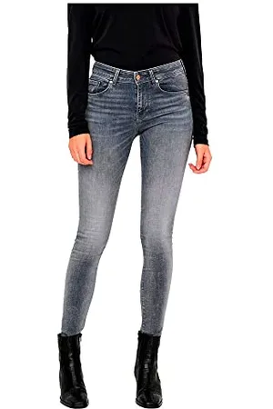 VERO MODA Damen Vmlux Mr Ri201 Ga Noos Slim Jeans, , M / 34L EU