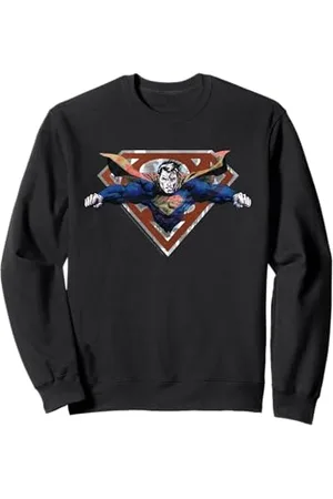 DC Comics Originals Superman Last Son Krypton Jim Lee Logo Epischer Vintage-Grunge Sweatshirt