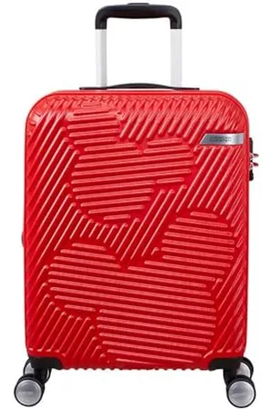 American Tourister Mickey Clouds, Spinner S, Expandable Hand Luggage, 55 cm, 38/45 L, red (Mickey Classic Red)