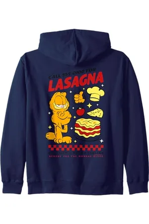 Garfield Lasagne Katze Kapuzenjacke