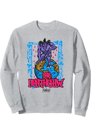 Fallout Video Game The Deathclaw Globe Illustration Sweatshirt