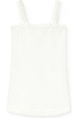 BABIDU Mädchen Camiseta Interior Niña de Tirantes 100% Algodón, Tejido Perlé Suave Y Transpirable, Básica para Verano Baby-& Kleinkind-Tank-Top, , 12 Jahre