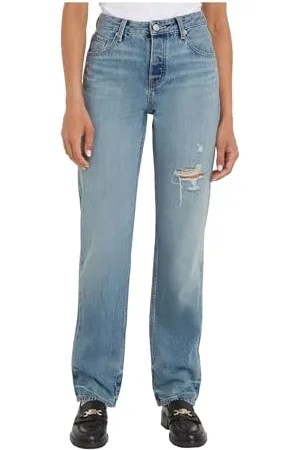 Tommy Hilfiger Damen Jeans Straight Fit, Blau (Ash), 27W/30L