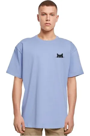 Merchcode Herren Mp0008980-halloween Cat Tee T-Shirt, , M EU