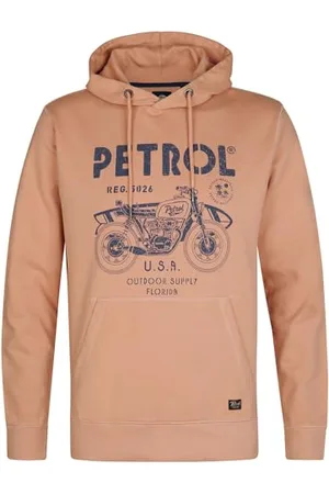 Petrol Industries Unisex Men Hooded Print Sweater, , XL