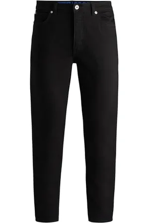 HUGO BOSS HUGO Herren Brody Jeans, Tapered, Black, 32W/32L EU