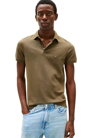 Tommy Hilfiger Herren Pullover Essential Structure Crew Neck Regular Fit, Grün (Army Green), L