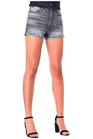 G-Star RAW Damen Tedie Ripped Edge Ultra High Shorts