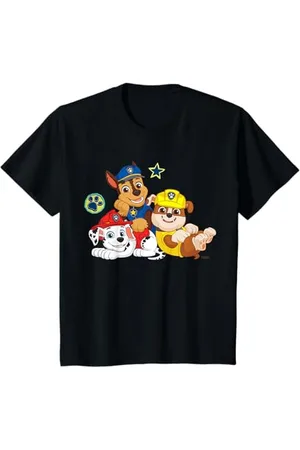 Paw Patrol Kinder - Chase Marshall Rubble T-Shirt
