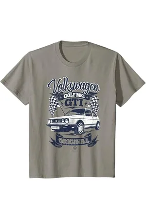 Volkswagen Kinder Golf GTI MK1 Original Racing Flaggen Kinder T-Shirt