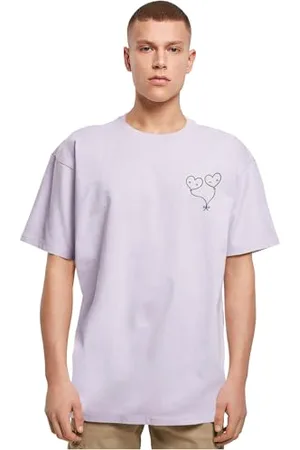 Merchcode Herren T-Shirt 100% Baumwolle lila 4XL