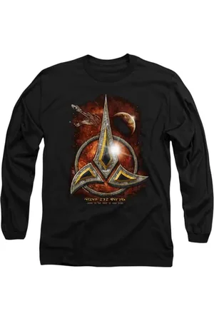 Star Trek Unisex Klingon Crest Mens Long Sleeve T-Shirt, , L