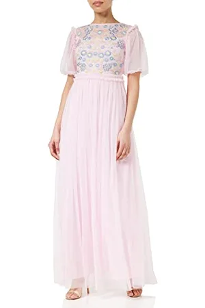 Frock and Frill Damen Blumenstickerei Kleid für besondere Anlässe, , 38