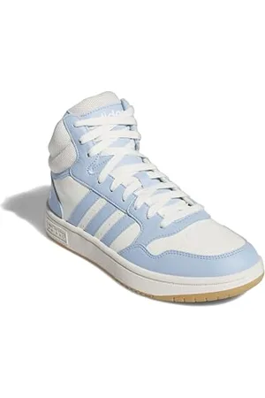adidas Damen Hoops 3.0 Mid Classic Shoes Schuhe, Cloud White/Cloud White, 36 2/3 EU