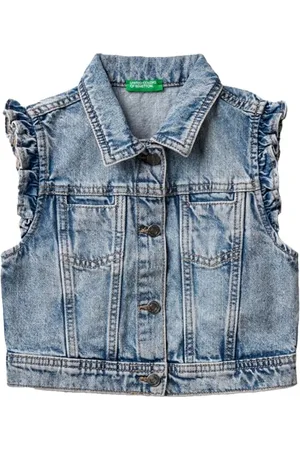 Benetton Mädchen 2dw2gn02s Herren Weste, , 5 Jahre