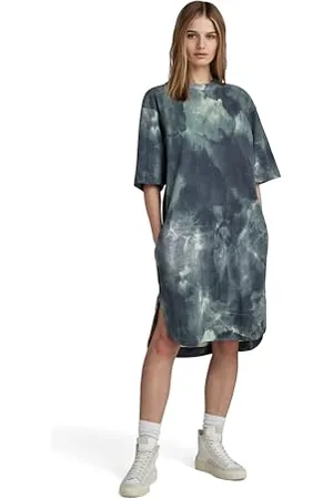 G-Star RAW Damen Boxy U Tee Ao Dress Ss Wmn Kleid, , Medium