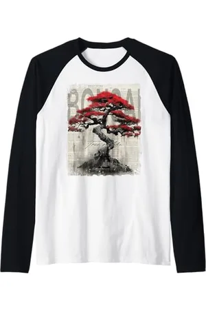 RTUZ Hip Hop Y2K Vintage Hipster Edgy Urban Streetwear Bonsai Raglan