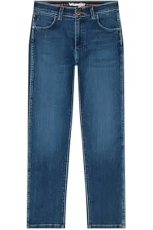 Wrangler Herren Jeans Larston, Slim Tapered Fit, Kegelförmiges Bein