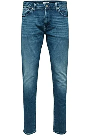 SELECTED Herren Slh175-slimleon 31601 M.blue Soft W Noos Jeanshose, , 33W / 34L EU