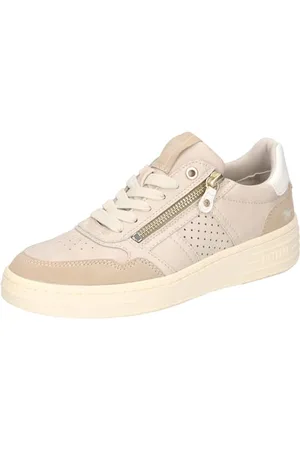 Mustang Damen 1510-303 Schnuerhalbschuh, ivory, 38 EU