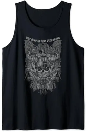 Five Finger Death Punch 5FDP – Wrong Side Lyrics Black And White Tank Top