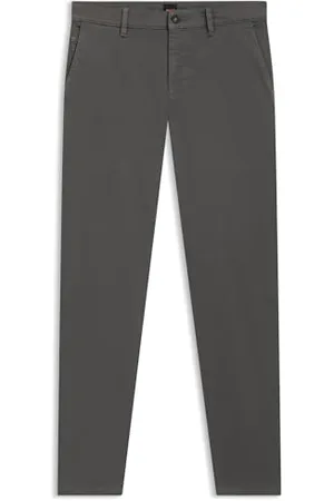 HUGO BOSS Herren Chino_Tapered, Grey20, 33W / 32L EU