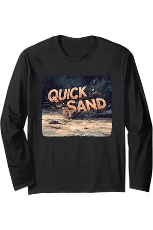 Quick Entfliehen Sie der Gefahr von Treibsand Langarmshirt