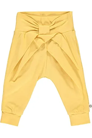 Müsli By Green Cotton Baby Girls Cozy me Bow Casual Pants, , 62