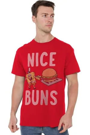 Spongebob Unisex Nice Buns Adult T-Shirt, , 4XL
