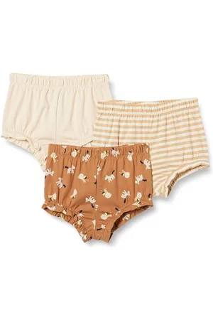 Amazon Baby Mädchen Shorts im Pumphosenstil aus Baumwolle, 3er-Pack, , 3-6 Monate