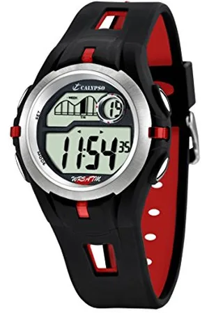 Calypso Uhr Für Herren K5511/4 Digital Crush Schwarz Silikon Case SchwarzSilikon Band