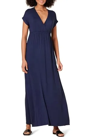 Amazon Damen Tailliertes Maxikleid (erhältlich in Übergröße), , M
