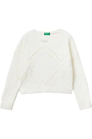 Benetton Mädchen und Mädchen Trikot G/C M/L 13hhc103v Pullover, , 150, 150 cm