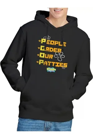Spongebob Unisex Spongebob People Order Our Patties Hoodie Kapuzenpullover, , S