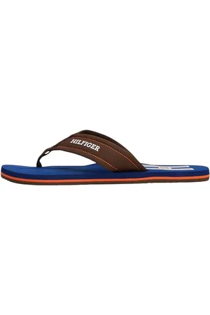 Tommy Hilfiger Herren Hilfiger H Padded Beach Sandal Fm0fm05536 Zehentrenner, Brown (Legacy Brown), 47 EU