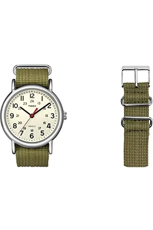 Timex Unisex-Armbanduhr Analog Quarz mit Armband (grün)