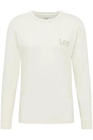 Lee Herren Ls Wobbly Logo Tee T-Shirt, , S EU